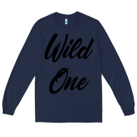 Navy wild one Long Sleeve Tee - artisFamous