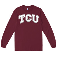 Burgundy tcu Long Sleeve Tee - artisFamous