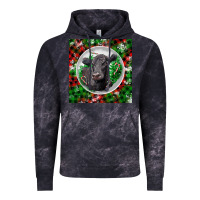 Cloud Black christmas black angus cow Vintage Hoodie - LillyAllenDesigns