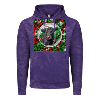 Cloud Purple christmas black angus cow Vintage Hoodie - LillyAllenDesigns