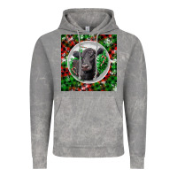 Cloud Rock christmas black angus cow Vintage Hoodie - LillyAllenDesigns