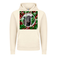 Vintage Artic christmas black angus cow Vintage Hoodie - LillyAllenDesigns