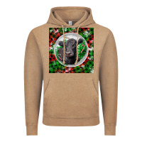Vintage Coffee christmas black angus cow Vintage Hoodie - LillyAllenDesigns