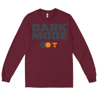 Burgundy tennessee football dark mode Long Sleeve Tee - artisFamous