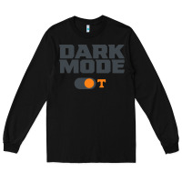 Black tennessee football dark mode Long Sleeve Tee - artisFamous