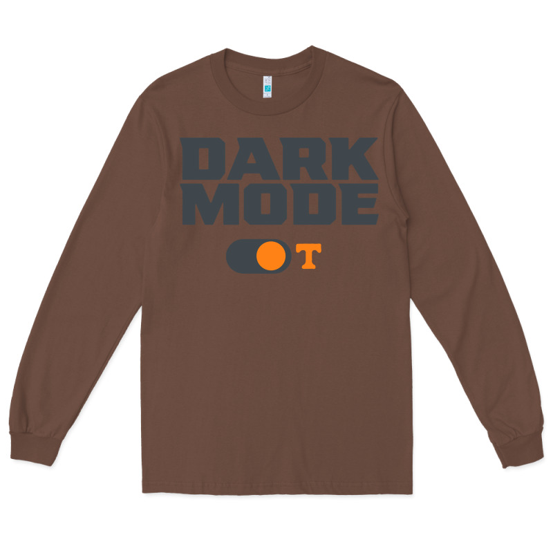 Tennessee Football Dark Mode Long Sleeve Tee by artisFamous | Teevron