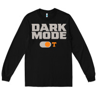 Black tennessee football dark mode Long Sleeve Tee - artisFamous