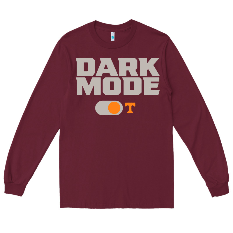 Tennessee Football Dark Mode Long Sleeve Tee by artisFamous | Teevron
