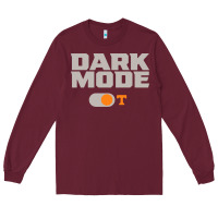 Burgundy tennessee football dark mode Long Sleeve Tee - artisFamous