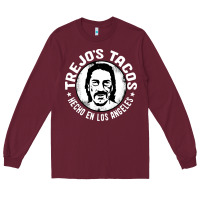 Burgundy tacos restaurant Long Sleeve Tee - artisFamous