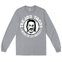 Heather Grey tacos restaurant Long Sleeve Tee - artisFamous