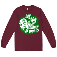 Burgundy didney worl Long Sleeve Tee - artisFamous
