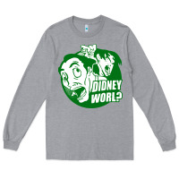Heather Grey didney worl Long Sleeve Tee - artisFamous