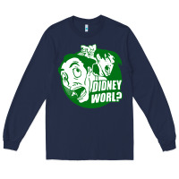 Navy didney worl Long Sleeve Tee - artisFamous