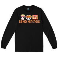 Black send noods Long Sleeve Tee - artisFamous