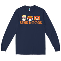 Navy send noods Long Sleeve Tee - artisFamous