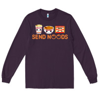 Plum send noods Long Sleeve Tee - artisFamous
