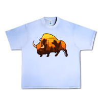 Grape Ice western bison Urban Heavy Tee - Jasminsmagicworld