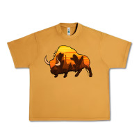 Peanut Butter western bison Urban Heavy Tee - Jasminsmagicworld