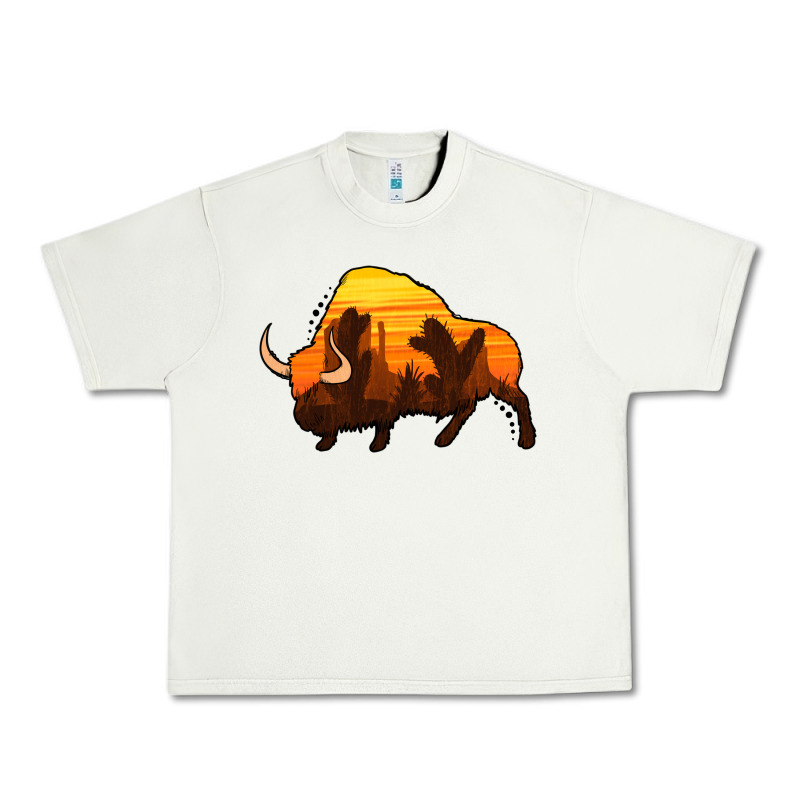 Western Bison Urban Heavy Tee by Jasminsmagicworld | Teevron