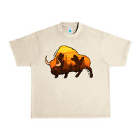 Sandshell western bison Urban Heavy Tee - Jasminsmagicworld