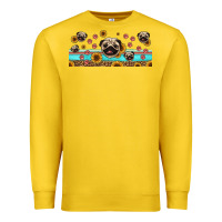 Lemon western pug dogs Premium Sweatshirt - Jasminsmagicworld