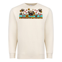 Sandshell western pug dogs Premium Sweatshirt - Jasminsmagicworld