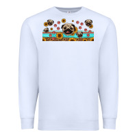 White western pug dogs Premium Sweatshirt - Jasminsmagicworld