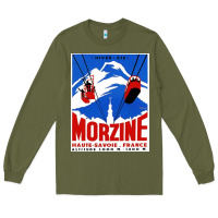 Army Green Savoie France Blue Long Sleeve Tee - artisFamous