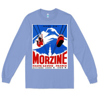 Colony Blue Savoie France Blue Long Sleeve Tee - artisFamous