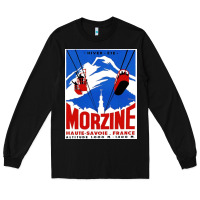 Black Savoie France Blue Long Sleeve Tee - artisFamous