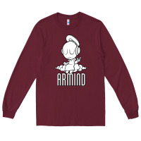 Burgundy Armin Van Buuren Armind Long Sleeve Tee - artisFamous