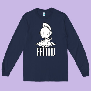 Armin Van Buuren Armind Long Sleeve Tee Designed By Artisfamous