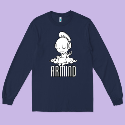 Armin Van Buuren Armind Long Sleeve Tee Designed By Artisfamous