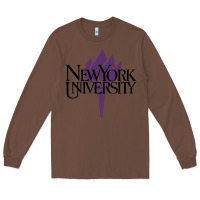 Chestnut New York University Long Sleeve Tee - artisFamous