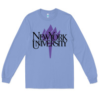 Colony Blue New York University Long Sleeve Tee - artisFamous