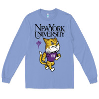 Colony Blue New York University Long Sleeve Tee - artisFamous