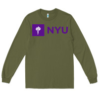 Nyu New York University Purple Long Sleeve Tee | Teevron