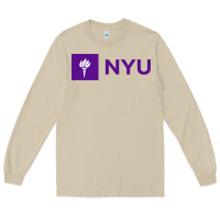 Mushroom nyu new york university purple Long Sleeve Tee - artisFamous