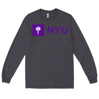 Smoke nyu new york university purple Long Sleeve Tee - artisFamous