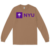 Toasted Coconut nyu new york university purple Long Sleeve Tee - artisFamous