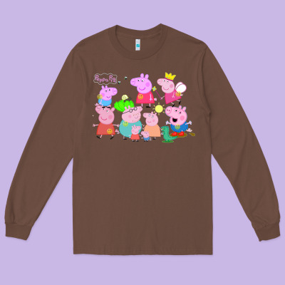Peppa Pig Long Sleeve Tee Designed By Artisfamous
