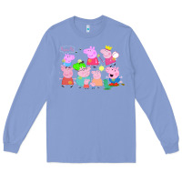 Colony Blue Peppa Pig Long Sleeve Tee - artisFamous