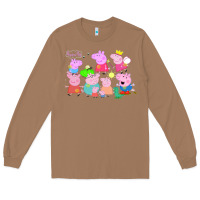 Toasted Coconut Peppa Pig Long Sleeve Tee - artisFamous
