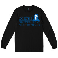 Black Goethe University Frankfurt Am Main Long Sleeve Tee - artisFamous