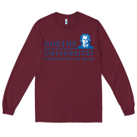 Burgundy Goethe University Frankfurt Am Main Long Sleeve Tee - artisFamous