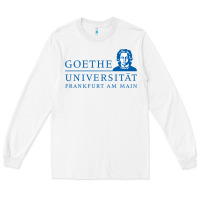 White Goethe University Frankfurt Am Main Long Sleeve Tee - artisFamous