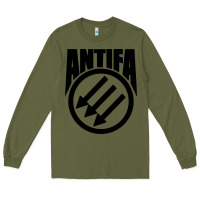 Army Green anti blue check action Long Sleeve Tee - artisFamous