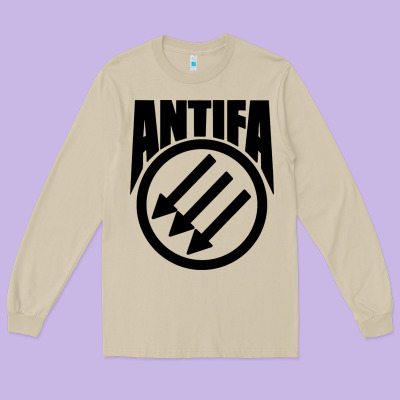 Anti Blue Check Action Long Sleeve Tee Designed By Artisfamous