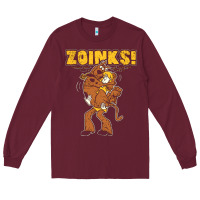 Burgundy zoinks Long Sleeve Tee - artisFamous